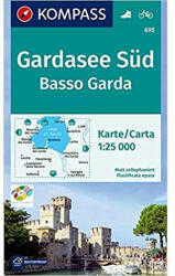 695. Basso Garda turista térkép Kompass 1: 25 000 (2011)