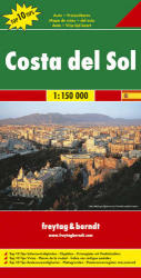 Costa del Sol térkép Top 10 1: 150 000 Freytag Costa del Sol autós térkép AK 0516 (2005)
