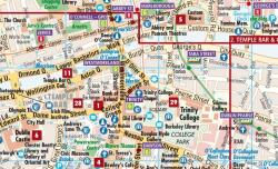 Dublin térkép 1: 12 000 vízhatlan Borch Map (2012)