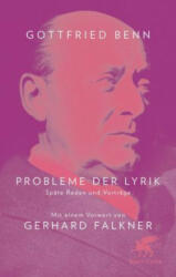 Probleme der Lyrik - Gottfried Benn (ISBN: 9783608939361)