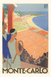 Vintage Journal Badminton Court, Monte Carlo Travel Poster (ISBN: 9781648113048)