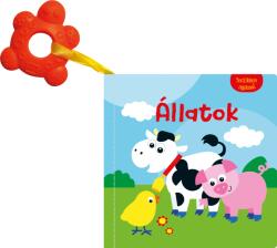 Textilkönyv rágókával - Állatok (ISBN: 9789634831624)
