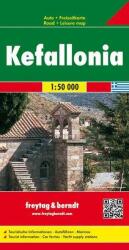 Kefalonia, 1: 50 000 Freytag térkép AK 0823 (2012)