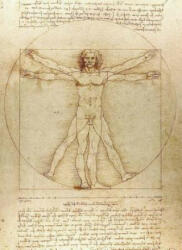Vitruvian Man Notebook - Leonardo Da Vinci (ISBN: 9780486836560)