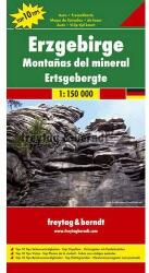 Érchegység térkép, Top 10, 1: 150 000 Freytag térkép DEU 4 (2007)