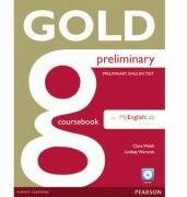 New Gold Preliminary Coursebook with CD-ROM and Prelim MyLab Pack - Clare Walsh, Lindsay Warwick (ISBN: 9781447962045)
