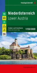 Alsó-Ausztria autós térkép, Niederösterreich Top 10 tipp, 1: 150 000 Freytag (ISBN: 9783707921007)