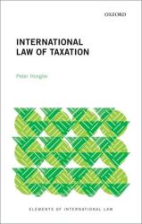 International Law of Taxation - Hongler, Peter (ISBN: 9780192898722)