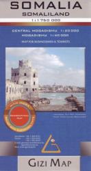Szomália térkép Gizi Map 1: 1 750 000 (2012)