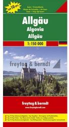Allgäu, Top 10 tipp, 1: 150 000 Freytag térkép DEU 1 (2011)