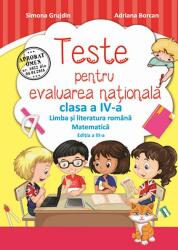Teste pentru evaluarea națională clasa a IV-a. Limba romană și matematică (ISBN: 9786060094753)