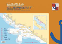 Small Craft folio II. Adriatic sea hajózási térkép Adria hajózási térkép Dél Horvátország tengeri térkép HHI 1: 100 000 (ISBN: 9789536165766)