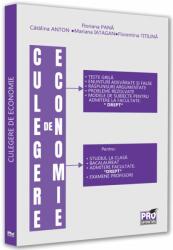 Culegere de economie pentru admiterea la Facultatea de Drept - Floriana Pana (ISBN: 9786062614447)