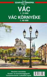 Vác térkép, Vác várostérkép 1: 15e, Vác és környéke 1: 40e (ISBN: 9786155864063)