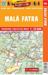 SC 705. Alacsony-Tátra turistatérkép, Alacsony Tátra turista térkép Shocart 1: 25 000 (ISBN: 9788072247790)