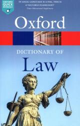 Dictionary of Law (ISBN: 9780192897497)
