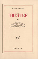 Théâtre - Ionesco (ISBN: 9782070233069)
