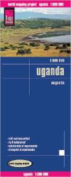 Uganda térkép Reise 1: 600 000 Uganda autós térkép (ISBN: 9783831774012)