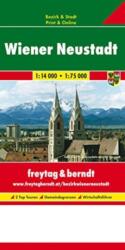 Wiener Neustadt térkép Freytag & Berndt 1: 14 000, 1: 75 000 (ISBN: 9783707917550)
