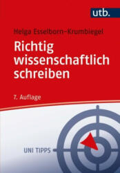 Richtig wissenschaftlich schreiben (ISBN: 9783825258634)