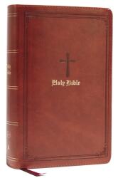 KJV, Personal Size Large Print Single-Column Reference Bible, Leathersoft, Brown, Red Letter, Comfort Print (ISBN: 9780785291084)