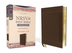 NRSVue, Holy Bible with Apocrypha, Personal Size, Leathersoft, Brown, Comfort Print (ISBN: 9780310461531)