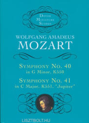 Wolfgang Amadeus Mozart: Symphony K. 550, 551 - kispartitúra (2007)