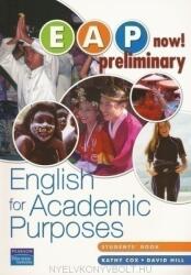 EAP Now! Preliminary Student Book - Kathy Cox, David Hill (ISBN: 9780733978050)