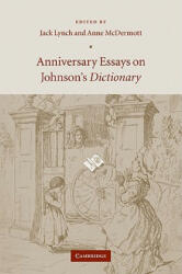 Anniversary Essays on Johnson's Dictionary - Jack LynchAnne McDermott (2001)