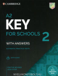 A2 Key for Schools 2 Student's Book with Answers with Audio with Resource Bank (ISBN: 9781009003599)
