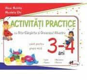 Activitati practice cu Rita-Gargarita si Greierasul Albastru, pentru grupa mica 3-4 ani (ISBN: 9789736799273)