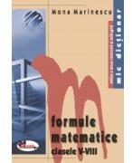 Formule matematice. Mic dictionar - Mona Marinescu (ISBN: 9789736799266)