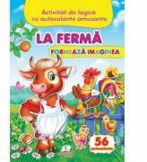 La ferma. Formeaza imaginea. 56 autocolante (ISBN: 9789669476463)