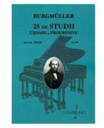 25 de studii usoare si progresive pentru pian. Opus 100 - Burgmuller (ISBN: 9790694922221)