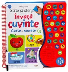Scrie si sterge. Invata cuvinte. Carte cu sunete (ISBN: 9786063338304)