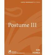 Postume III - Ion Horea (ISBN: 9789732333563)