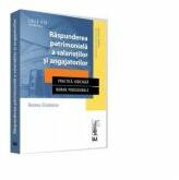 Raspunderea patrimoniala a salariatilor si angajatorilor - Lucia Uta (ISBN: 9786063900402)
