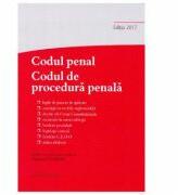 Codul penal. Codul de procedura penala ed. 2017 - Tudorel Toader (ISBN: 9786062709266)