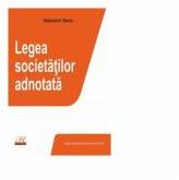 Legea societatilor adnotata. Editie actualizata la 8 ianuarie 2019 - Sebastian Bodu (ISBN: 9786060250012)