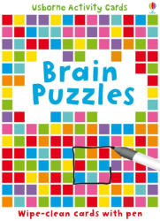 Brain Puzzles. Wipe-clean cards with pen (ISBN: 9781409524236)