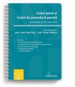 Codul penal si Codul de procedura penala - actualizate la 20 iunie 2019 - IOAN PAUL CHIS, VICTOR VADUVA (ISBN: 9786068892429)
