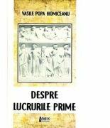 Despre lucrurile prime - Vasile Popa Homiceanu (ISBN: 9786067991789)