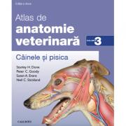 Atlas de anatomie veterinara. Cainele si pisica. Volumul 3 - Stanley H. Done (ISBN: 9786068043401)