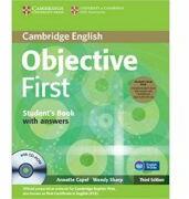 Objective First Student's Book Pack (Student's Book with Answers with CD-ROM and Class Audio CDs) - Annette Capel, Wendy Sharp (ISBN: 9780521178839)
