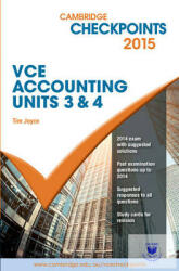 Cambridge Checkpoints VCE Accounting Units 3&4 2015 and Quiz Me More - Tim Joyce (ISBN: 9781316181096)