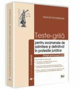 Teste-grila. Drept procesual civil - Noni-Emil Iordache (ISBN: 9786066736114)