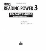 More Reading Power 3 Teacher's Guide with Answer Key - Linda Jeffries (ISBN: 9780132089050)