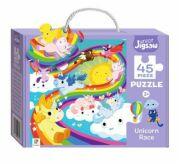 Junior Jigsaw 45 Piece Puzzle. Unicorn Race (ISBN: 9781488907142)