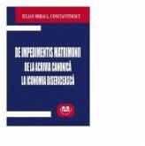 De impedimentis matrimonii. De la acrivia canonica la iconomia bisericeasca - Iulian Mihai Constantinescu (ISBN: 9786061416400)