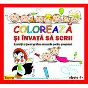 Coloreaza, invata sa scrii - Diana Rotaru (ISBN: 9789732013328)